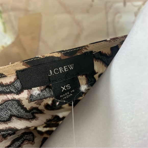 NEW J Crew Leopard Print Blouse - Picture 10 of 12